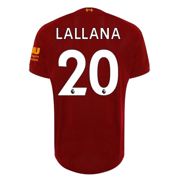 Camiseta Liverpool NO.20 Lallana Primera equipo 2019-20 Rojo